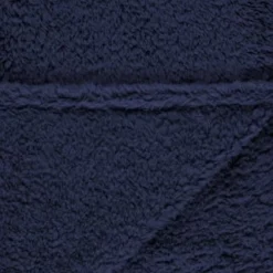 B&M Simply Teddy Navy Rolled Throw -Cheap Warm House Furnish Store 394931 teddy throw navy 3