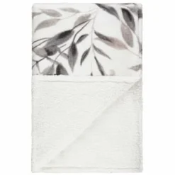 Winston Mono Leaf Sherpa Throw -Cheap Warm House Furnish Store 394976 winston leaf sherpa throw mono 3