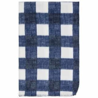 Simply Navy & Gingham Polar Fleece Throw 2pk 2 Simply Navy & Gingham Polar Fleece Throw 2pk - Image 2