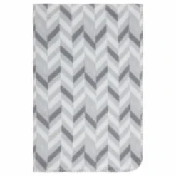 Simply Grey & Geo Print Polar Fleece Throw 2pk -Cheap Warm House Furnish Store 395031 simply super soft throws 2pk grey geo 2