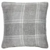 Hampton Check Cushion - Grey
