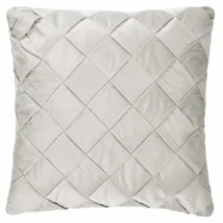 Basket Weave Silver Cushion