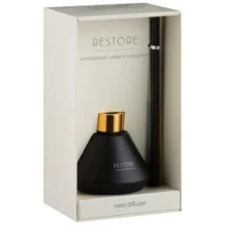 B&M Spa Reed Diffuser 100ml - Restore -Cheap Warm House Furnish Store 395419 100ml spa reed diffuser resstore