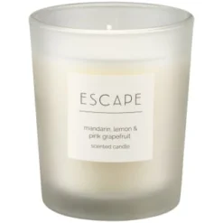 B&M Escape Scented Candle - Mandarin & Lemon & Pink Grapefruit