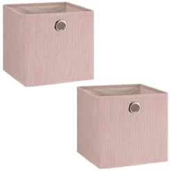 Lokken Cord Storage Cubes 2pk - Pink -Cheap Warm House Furnish Store 395813 2pk cord lokken storage cubes pink
