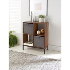 Lokken Velvet Storage Cubes 2pk - Grey -Cheap Warm House Furnish Store 395825 2pk velvet lokken storage cubes grey