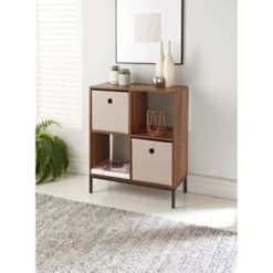 Lokken Linen Storage Cubes 2pk - Natural -Cheap Warm House Furnish Store 395852 2pk linen lokken storage cubes natural