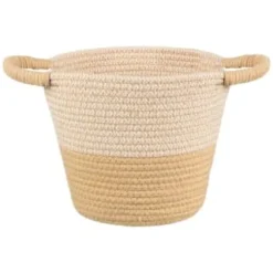 B&M Two Tone Rope Basket - Natural