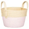 B&M Wicker Basket - Pink