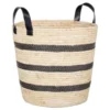 B&M Striped Basket - Mono