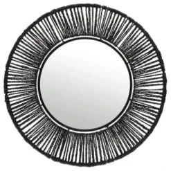 B&M Seagrass Mirror - Black