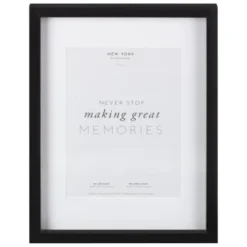 B&M A4 New York Box Photo Frame - Black