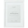 B&M A4 New York Box Photo Frame - White