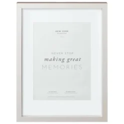 B&M A4 New York Box Photo Frame - Grey