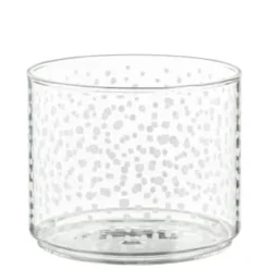 B&M Printed Glass Stackable Storage Jars 3pc - White -Cheap Warm House Furnish Store 396484 3pk printed glass stackable storage jars white 5