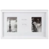 B&M Three Photo New York Photo Frame - White
