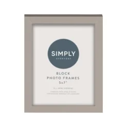 Simply Everyday 5 X 7" Block Frames 3pk - Grey -Cheap Warm House Furnish Store 396674 3pk simply everyday block frames 5x7 grey 3