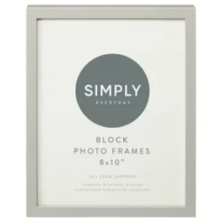 Simply Everyday 8 X 10" Block Frames 3pk - Grey -Cheap Warm House Furnish Store 396677 3pk simply everyday 8x10 photo frame grey 2