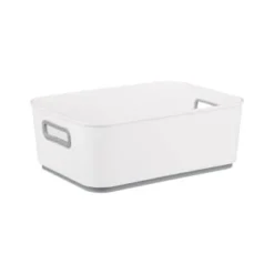 Anti Slip Medium Storage Box - White
