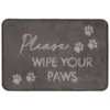 B&M Super Soft Pet Doormat - Grey