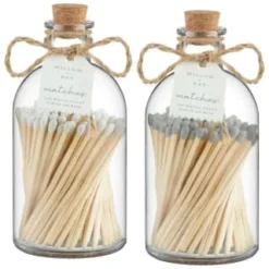 B&M Willow & Bay Matches 120pk - Grey -Cheap Warm House Furnish Store 397649 willow and bay matches group