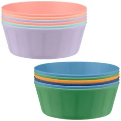 Simply Kids Colour Bowls 6pk - Multicolour -Cheap Warm House Furnish Store 398568 398571 6pk simply kids colour bowls group