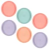 Simply Kids Colour Plates 6pk - Pastel