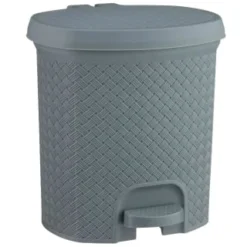 B&M Knit Peddle Bin - Grey